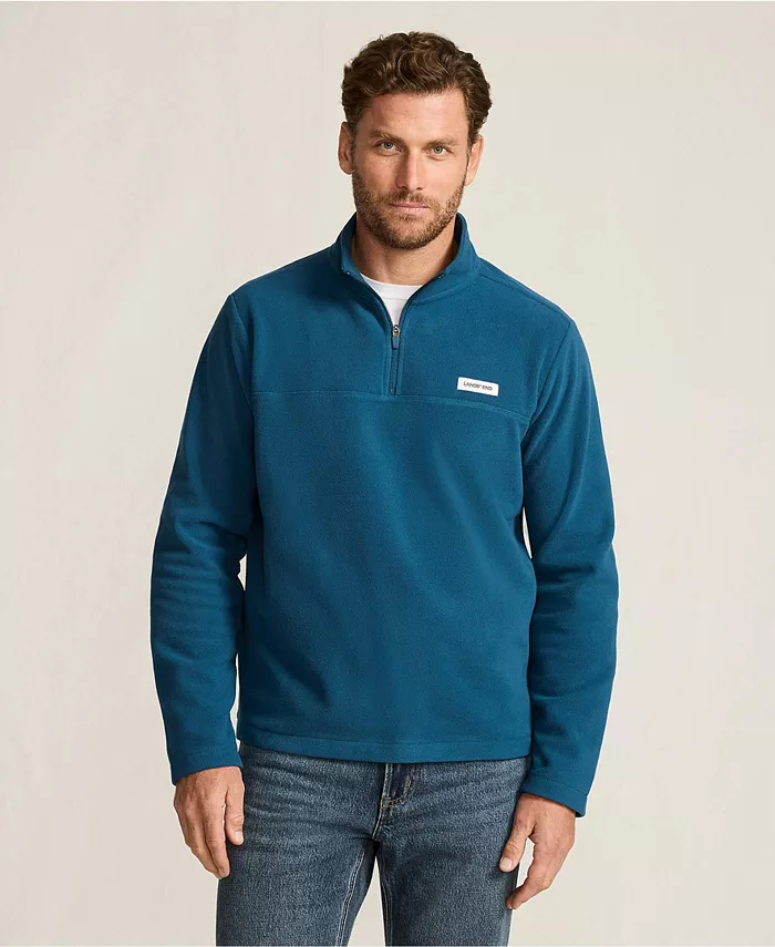 Большая и высокая флисовая толстовка с молнией на четверть для любой погоды Lands' End, синий
Большая и высокая флисовая толстовка с молнией на четверть для любой погоды Lands' End, синий