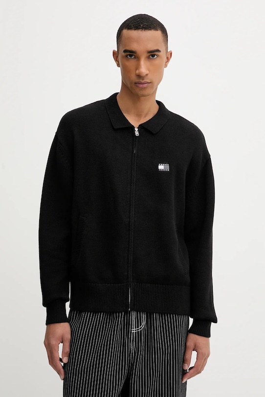 Хлопковый кардиган Tommy Jeans, черный
Хлопковый кардиган Tommy Jeans, черный