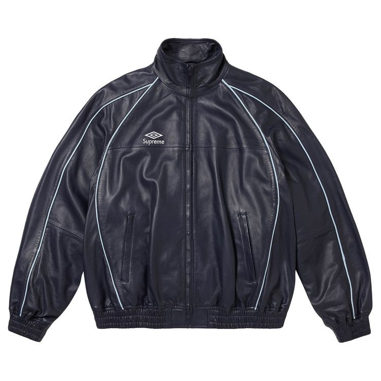 Спортивная куртка Supreme x Umbro Leather Track Jacket, Navy
Спортивная куртка Supreme x Umbro Leather Track Jacket, Navy