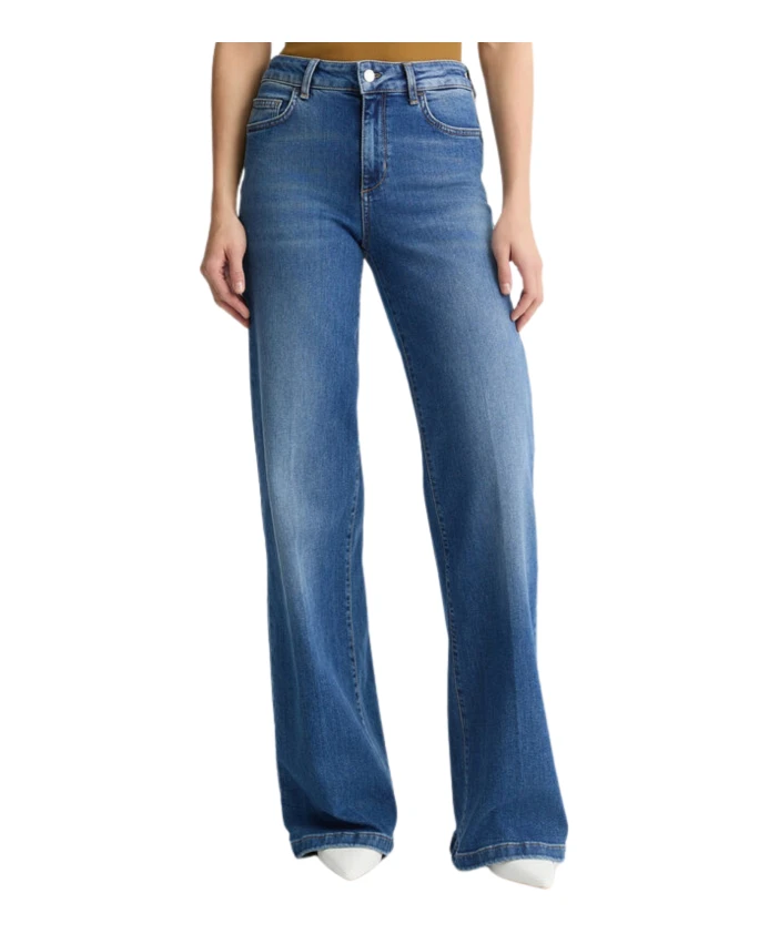 Синие расклешенные джинсы из эластичного денима Liu Jo, синий
Синие расклешенные джинсы из эластичного денима Liu Jo, синий