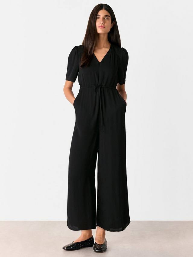 Комбинезон с завязками на талии и коротким рукавом Whistles, черный
Комбинезон с завязками на талии и коротким рукавом Whistles, черный