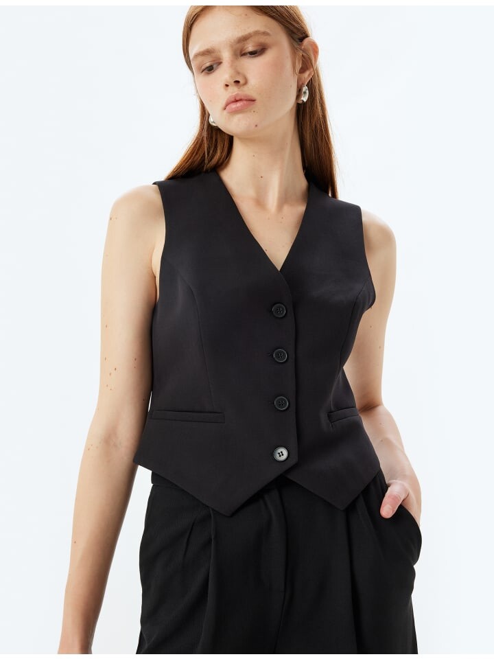 Жилет KOTON, черный
Жилет KOTON, черный