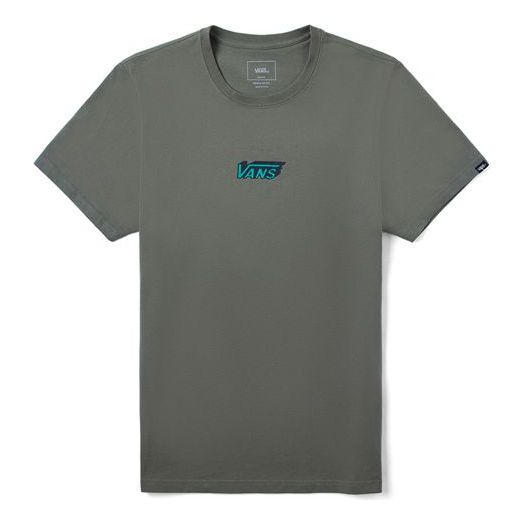 Футболка men's logo print short sleeve men's olive-green Vans, зеленый
Футболка men's logo print short sleeve men's olive-green Vans, зеленый