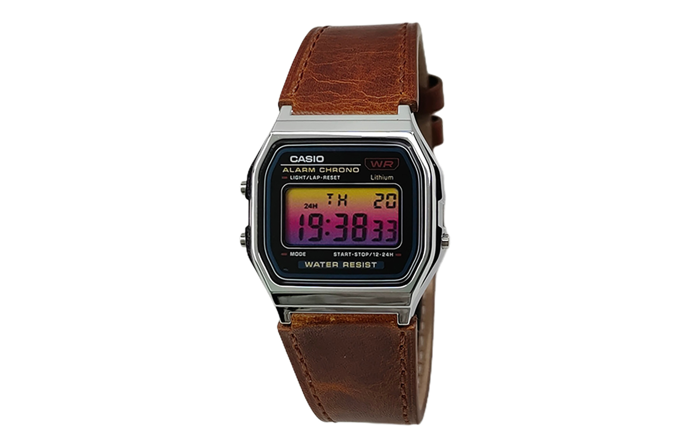 CASIO Мужские часы Retrofit Series с кварцевым механизмом и ремешком из натуральной кожи, черный циферблат
CASIO Мужские часы Retrofit Series с кварцевым механизмом и ремешком из натуральной кожи, черный циферблат
