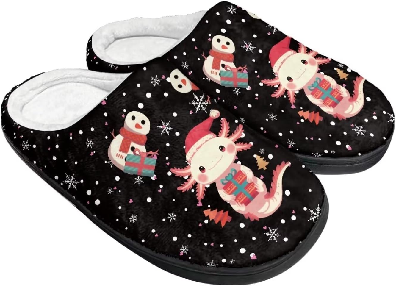 Домашние тапочки для женщин и мужчин, теплые с эффектом памяти, пушистые тапочки Rweroyiu, Christmas Axolotl
Домашние тапочки для женщин и мужчин, теплые с эффектом памяти, пушистые тапочки Rweroyiu, Christmas Axolotl