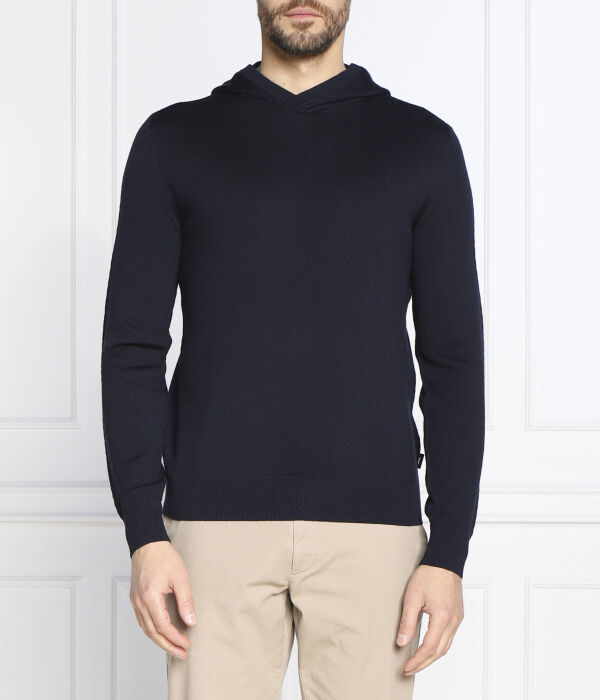 Свитер мужской Emporio Armani с капюшоном шерстяной, синий
Свитер мужской Emporio Armani с капюшоном шерстяной, синий