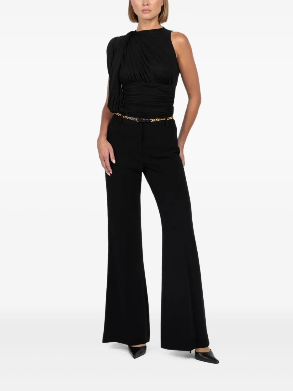 Драпированный топ Magda Butrym, черный
Драпированный топ Magda Butrym, черный