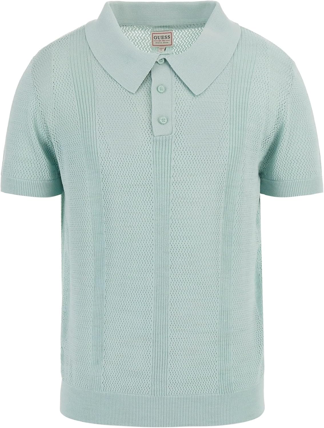 Мужское поло GUESS Elijah с коротким рукавом и сетчатой полоской в рубчик, Minty Mist, Зеленый, Мужское поло GUESS Elijah с коротким рукавом и сетчатой полоской в рубчик, Minty Mist
Мужское поло GUESS Elijah с коротким рукавом и сетчатой полоской в рубчик, Minty Mist, Зеленый, Мужское поло GUESS Elijah с коротким рукавом и сетчатой полоской в рубчик, Minty Mist