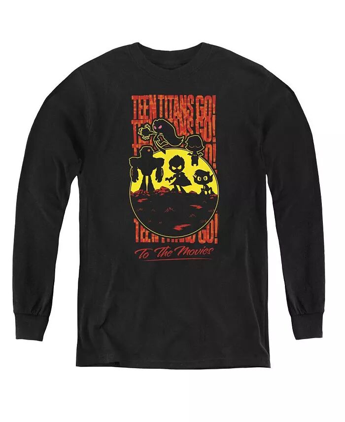 Свитшот с длинным рукавом Boys To The Movies Youth Titans Silhouette Teen Titans Go, черный
Свитшот с длинным рукавом Boys To The Movies Youth Titans Silhouette Teen Titans Go, черный