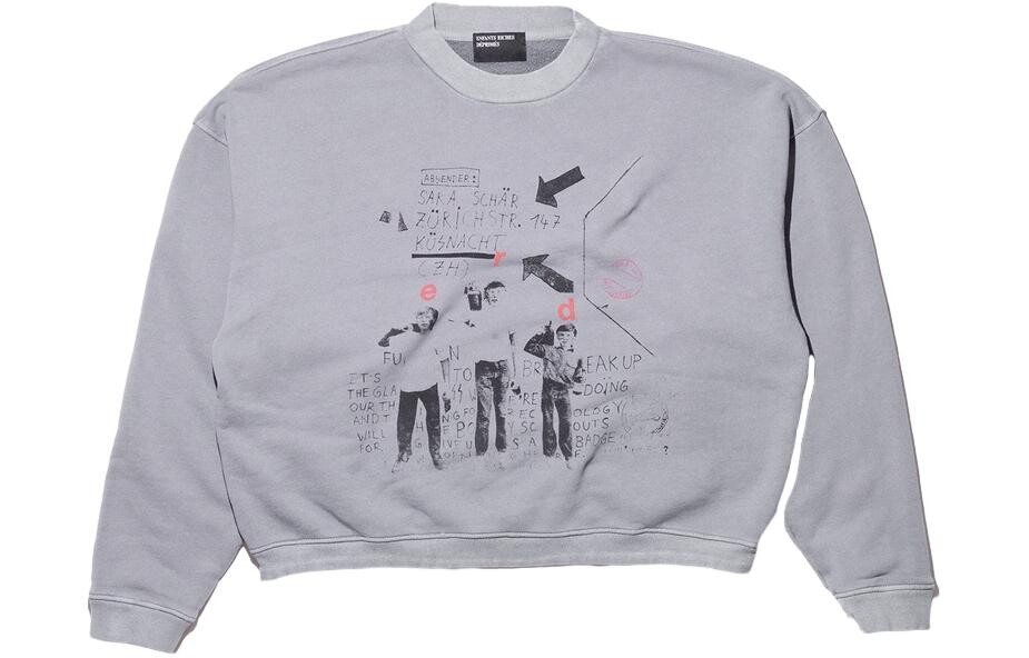 Толстовка мужская серая Enfants Riches Deprimes, цвет Graying
Толстовка мужская серая Enfants Riches Deprimes, цвет Graying