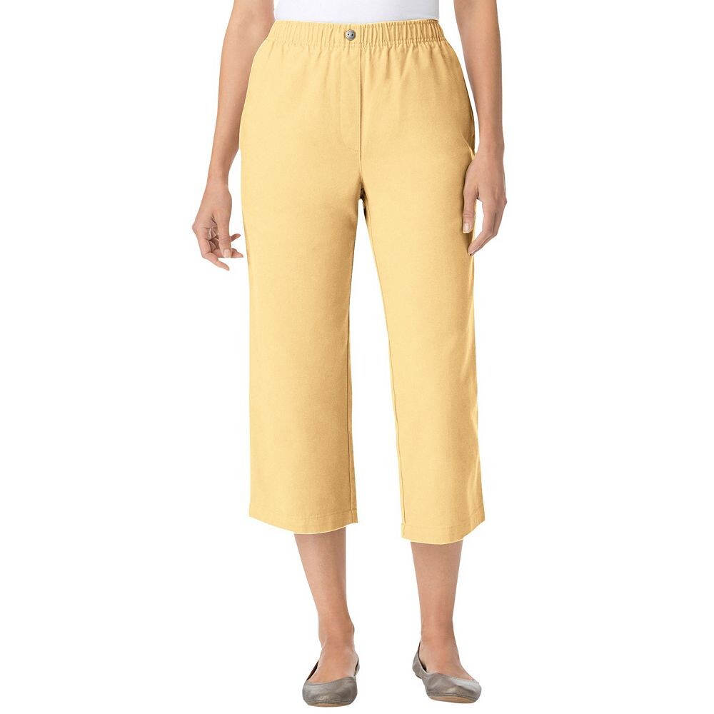 Женщина в женских миниатюрных 7-дневных джинсовых капри больших размеров Woman Within, цвет Banana
Женщина в женских миниатюрных 7-дневных джинсовых капри больших размеров Woman Within, цвет Banana