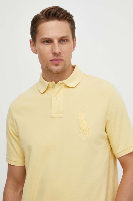 Хлопковое поло Polo Ralph Lauren, желтый
Хлопковое поло Polo Ralph Lauren, желтый