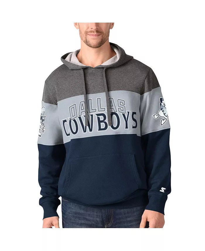 Мужская серая толстовка с капюшоном Dallas Cowboys Throwback Extreme Pullover Starter
Мужская серая толстовка с капюшоном Dallas Cowboys Throwback Extreme Pullover Starter