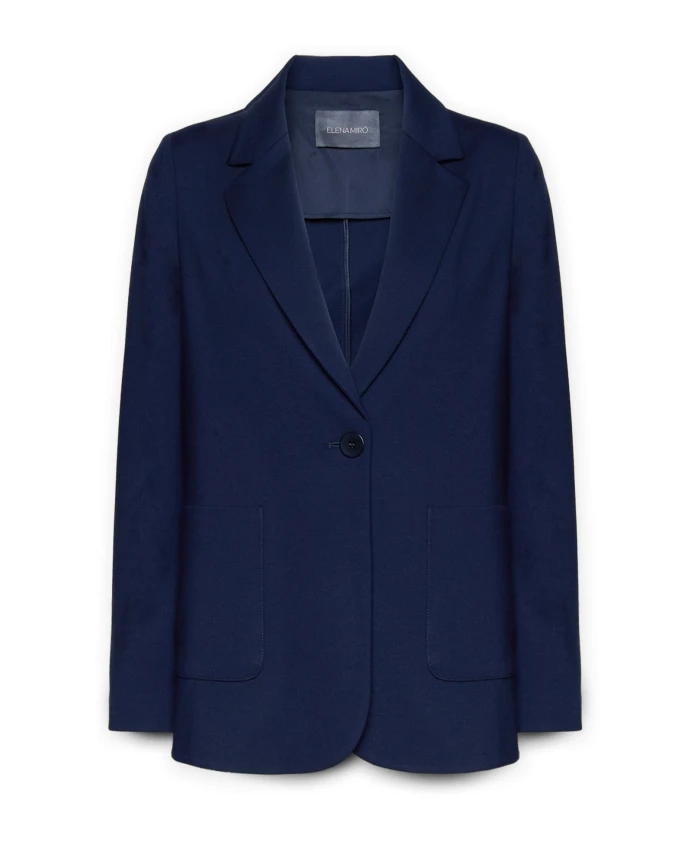 Блейзер из ткани «Милано-риб» Elena Mirã², синий
Блейзер из ткани «Милано-риб» Elena Mirã², синий