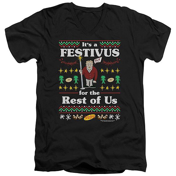 Футболка с коротким рукавом Seinfeld Festivus Licensed Character
Футболка с коротким рукавом Seinfeld Festivus Licensed Character
