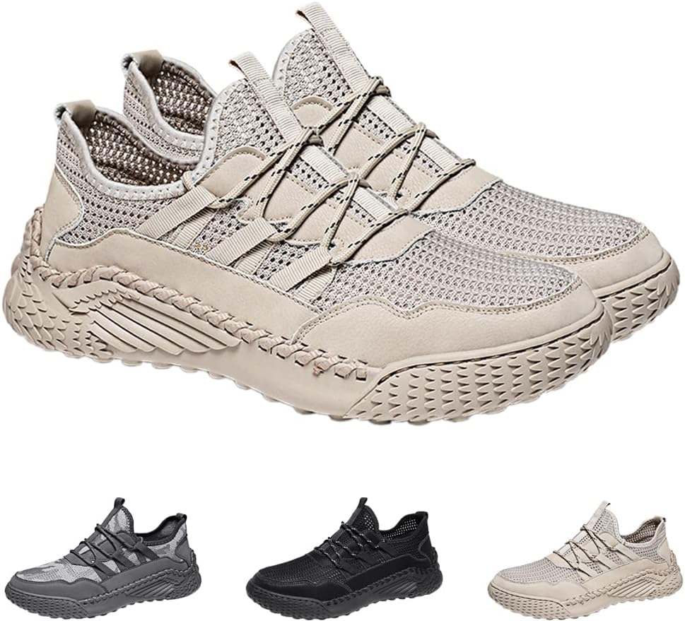 Мужские спортивные походные туфли для вождения, повседневные сандалии с эластичной сетчатой верхней частью, дышащие и легкие сандалии для ходьбы Generic, бежевый
Мужские спортивные походные туфли для вождения, повседневные сандалии с эластичной сетчатой верхней частью, дышащие и легкие сандалии для ходьбы Generic, бежевый