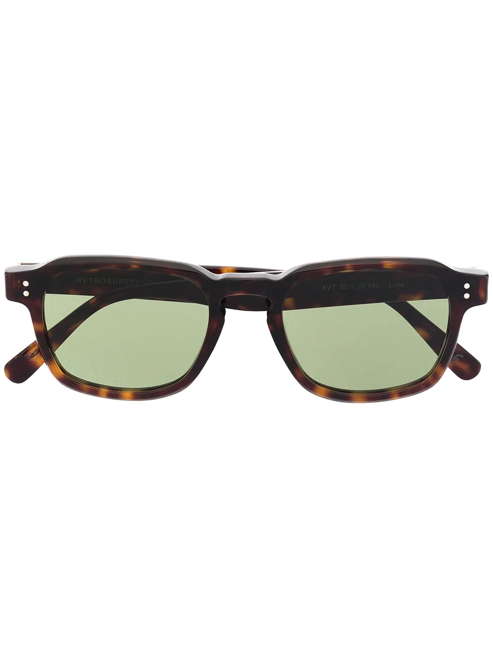 Солнцезащитные очки в оправе черепаховой расцветки Retrosuperfuture, зеленый
Солнцезащитные очки в оправе черепаховой расцветки Retrosuperfuture, зеленый