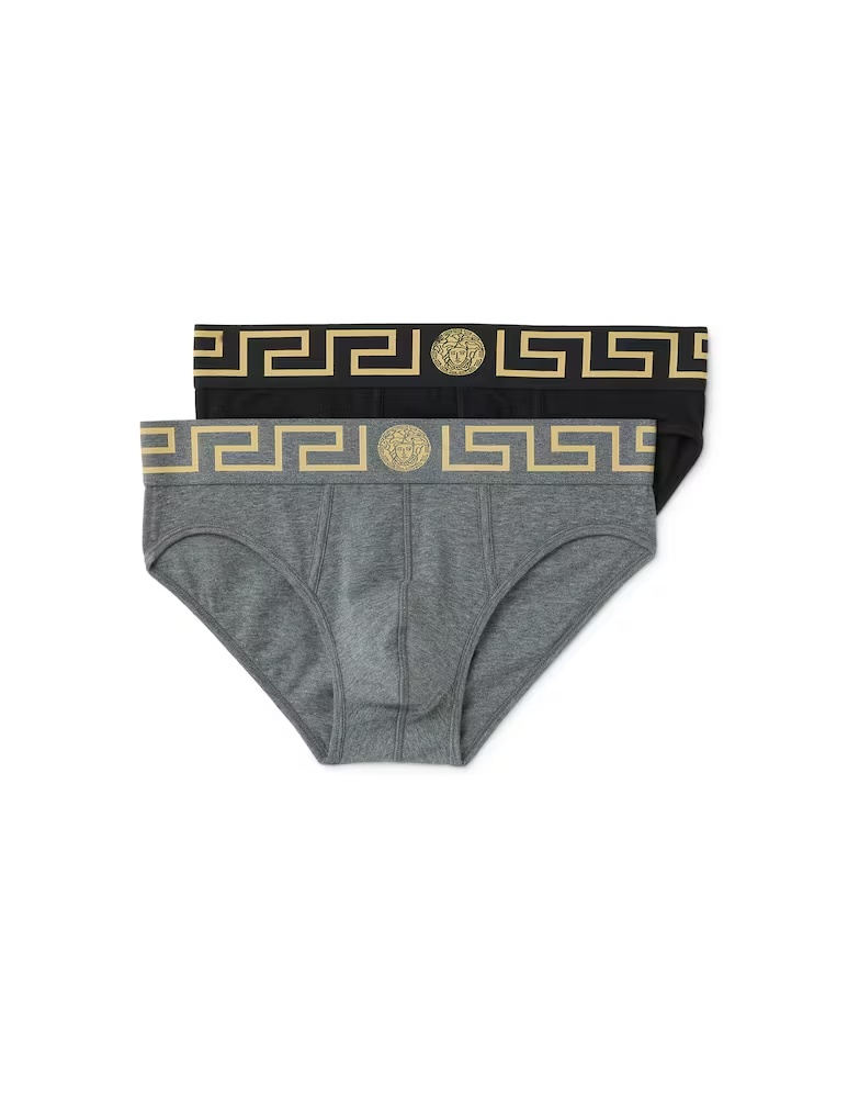 2 упаковки трусов Greca Versace, цвет Nero Grigio
2 упаковки трусов Greca Versace, цвет Nero Grigio