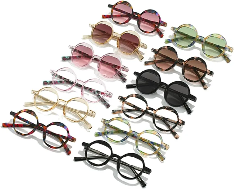 Круглые солнцезащитные очки в стиле ретро с ярким узором, защита от УФ-излучения UV400, прозрачные солнцезащитные очки с градиентным переходом LANGSER, Pink Pattern
Круглые солнцезащитные очки в стиле ретро с ярким узором, защита от УФ-излучения UV400, прозрачные солнцезащитные очки с градиентным переходом LANGSER, Pink Pattern