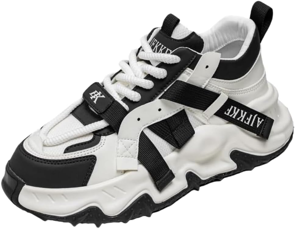 Удобные и стильные мужские кроссовки на толстой подошве с шнуровкой - дышащие повседневные туфли для всех сезонов, прогулок на улице и путешествий Hhhchpm, черный
Удобные и стильные мужские кроссовки на толстой подошве с шнуровкой - дышащие повседневные туфли для всех сезонов, прогулок на улице и путешествий Hhhchpm, черный