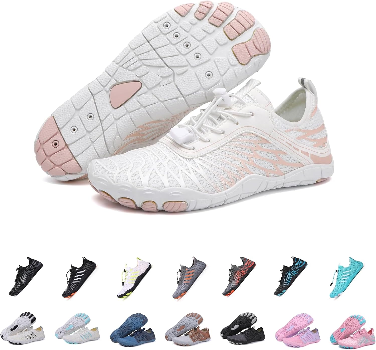 Кроссовки для походов для женщин, новые походные кроссовки для мужчин и женщин, нескользящая обувь для трейла, обувь для походов, дышащая с широким носком Kaeril, белый
Кроссовки для походов для женщин, новые походные кроссовки для мужчин и женщин, нескользящая обувь для трейла, обувь для походов, дышащая с широким носком Kaeril, белый