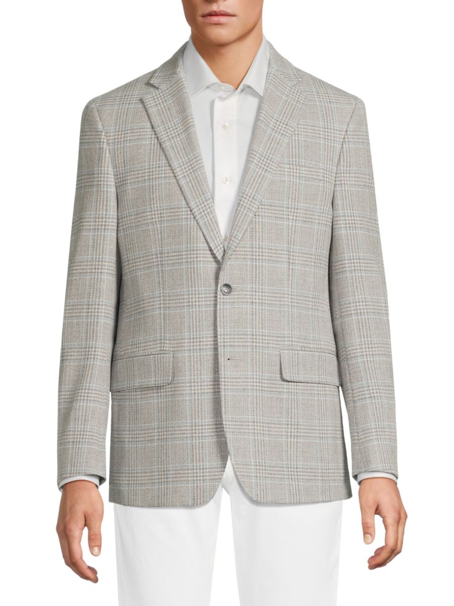 Клетчатый блейзер современного кроя Tommy Hilfiger, светло-серый
Клетчатый блейзер современного кроя Tommy Hilfiger, светло-серый