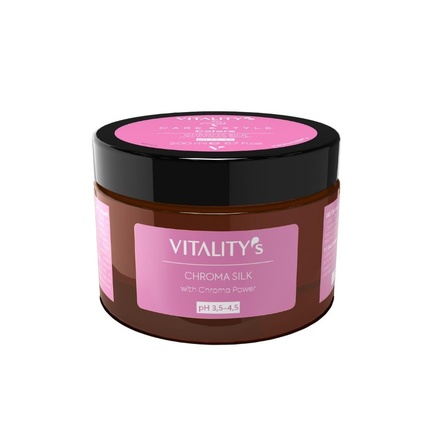 Маска для волос Vitality's Care & Style Colore Chroma Silk 200 мл
Маска для волос Vitality's Care & Style Colore Chroma Silk 200 мл