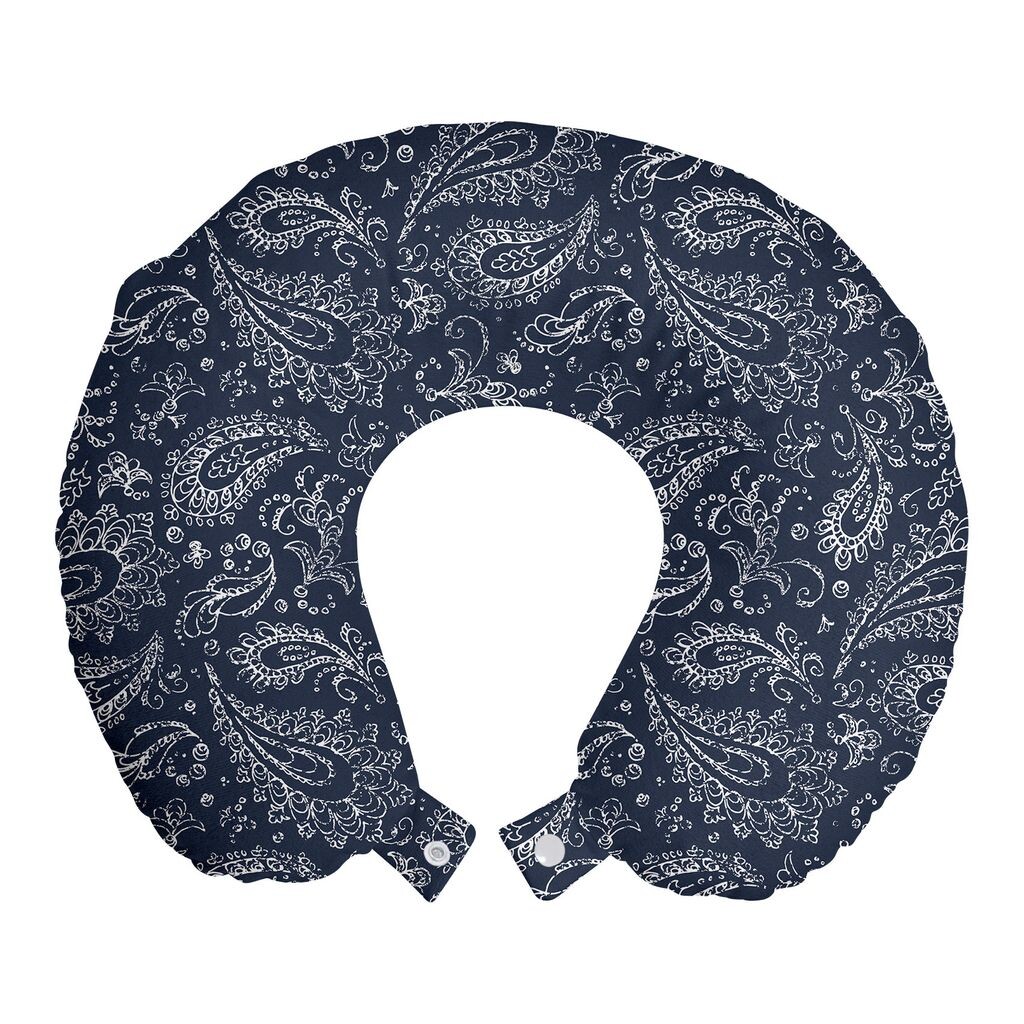 Подушка для путешествий ABAKUHAUS Paisley Travel Pillow, Vintage Boho Grunge, пенопластовые дорожные принадлежности для самолета и автомобиля, 30x30 см, темно-синий и белый 
Подушка для путешествий ABAKUHAUS Paisley Travel Pillow, Vintage Boho Grunge, пенопластовые дорожные принадлежности для самолета и автомобиля, 30x30 см, темно-синий и белый