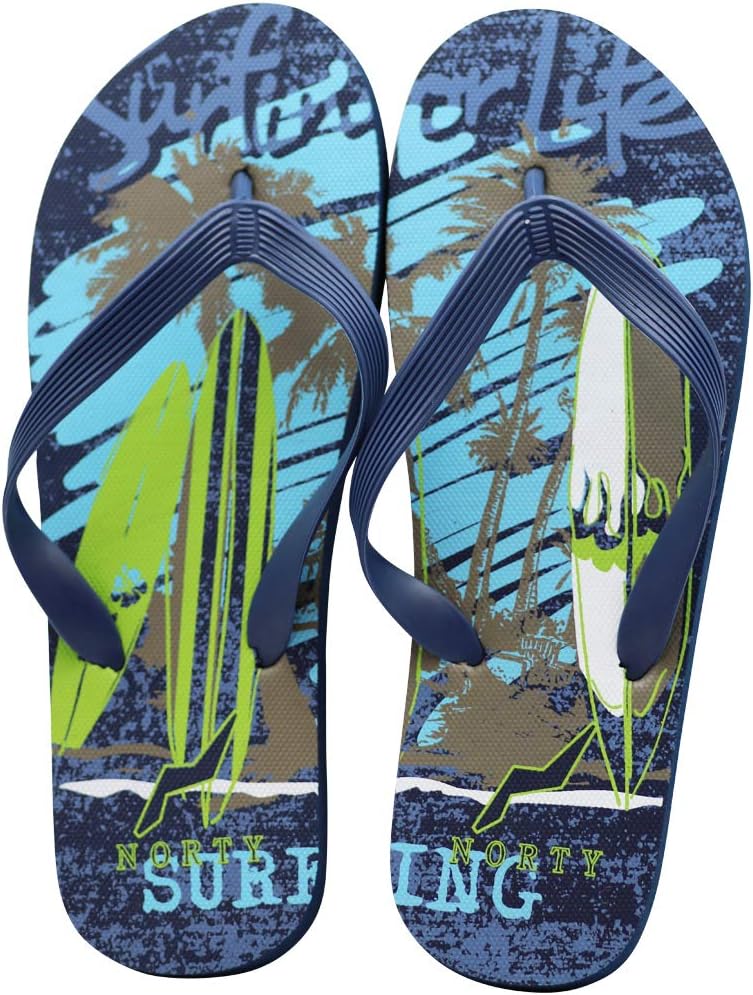NORTY - Мужские шлепанцы с графическим принтом на плоской подошве - 3 узора - для пляжа, бассейна или повседневного ношения, темно-синий
NORTY - Мужские шлепанцы с графическим принтом на плоской подошве - 3 узора - для пляжа, бассейна или повседневного ношения, темно-синий