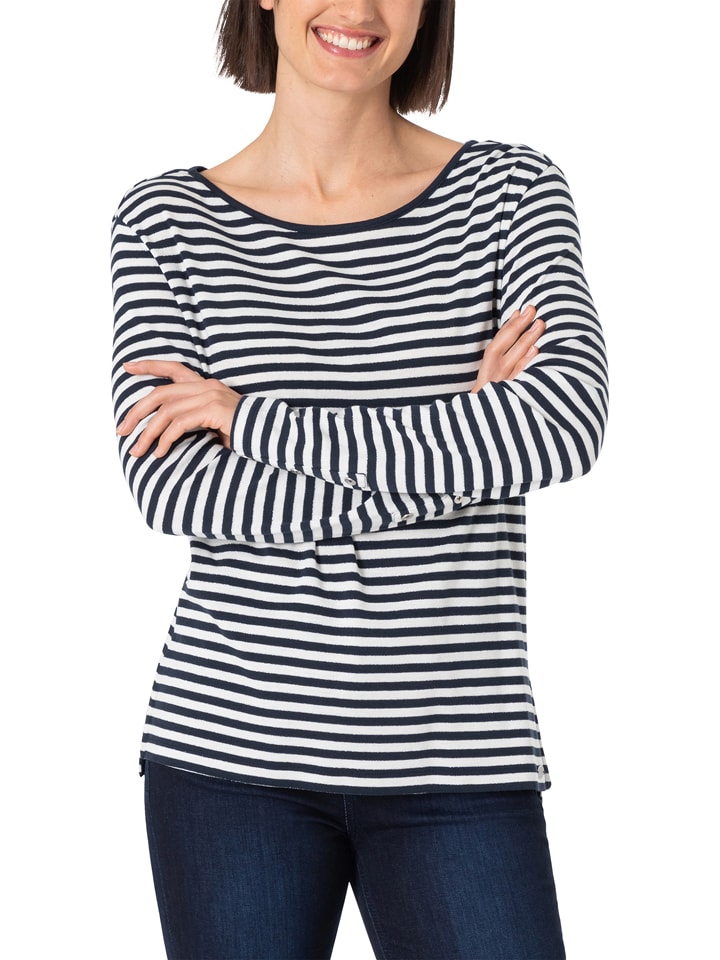 Лонгслив Timezone, цвет weiß/dunkelblau
Лонгслив Timezone, цвет weiß/dunkelblau