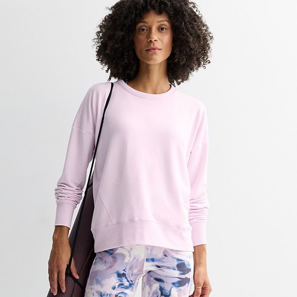 Женский топ с круглым вырезом из френч тери Tek Gear, Petal Pink
Женский топ с круглым вырезом из френч тери Tek Gear, Petal Pink