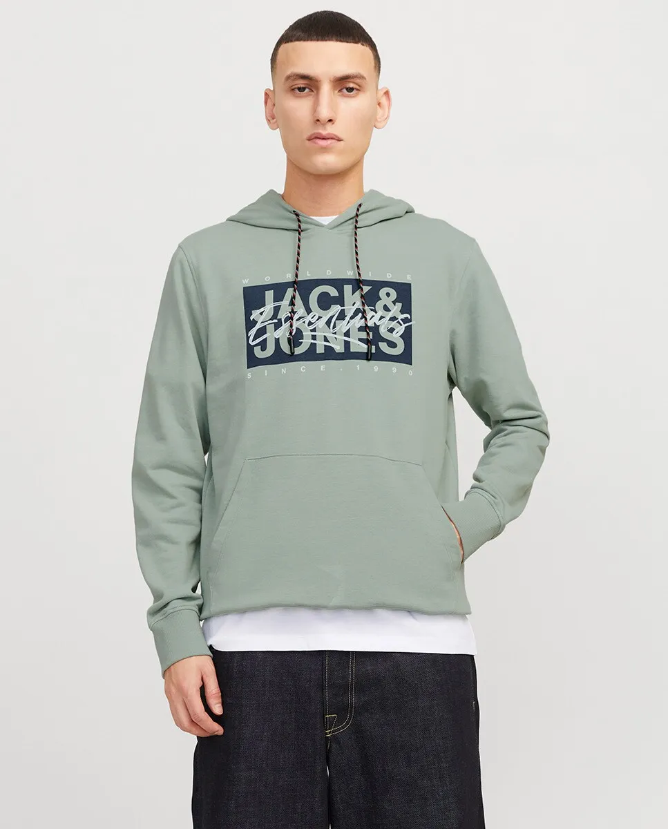 Мужской свитшот с длинным рукавом с круглым вырезом и логотипом спереди Jack & Jones, зеленый
Мужской свитшот с длинным рукавом с круглым вырезом и логотипом спереди Jack & Jones, зеленый