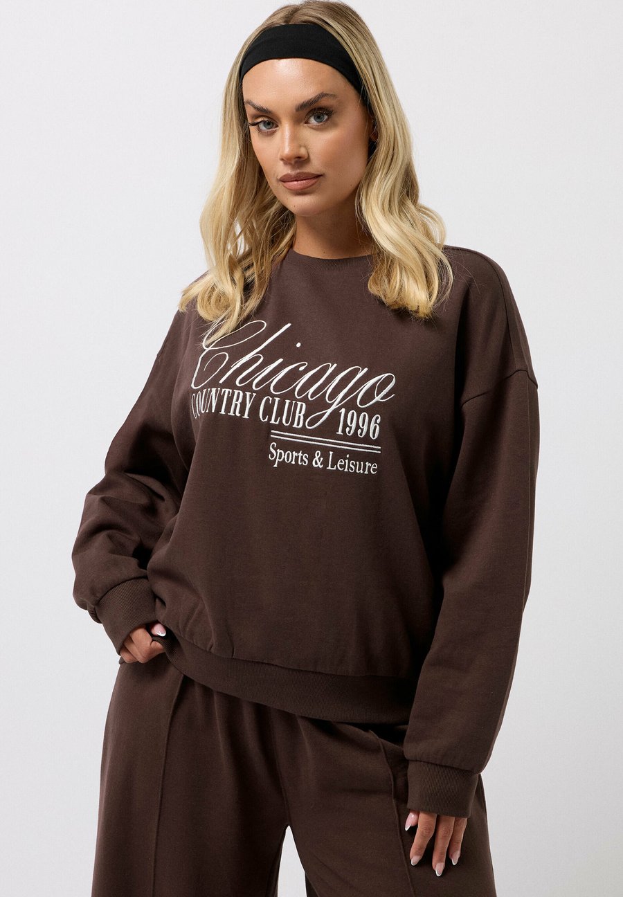Толстовка Yours Clothing Sweatshirt, Brown/Dark Brown
Толстовка Yours Clothing Sweatshirt, Brown/Dark Brown