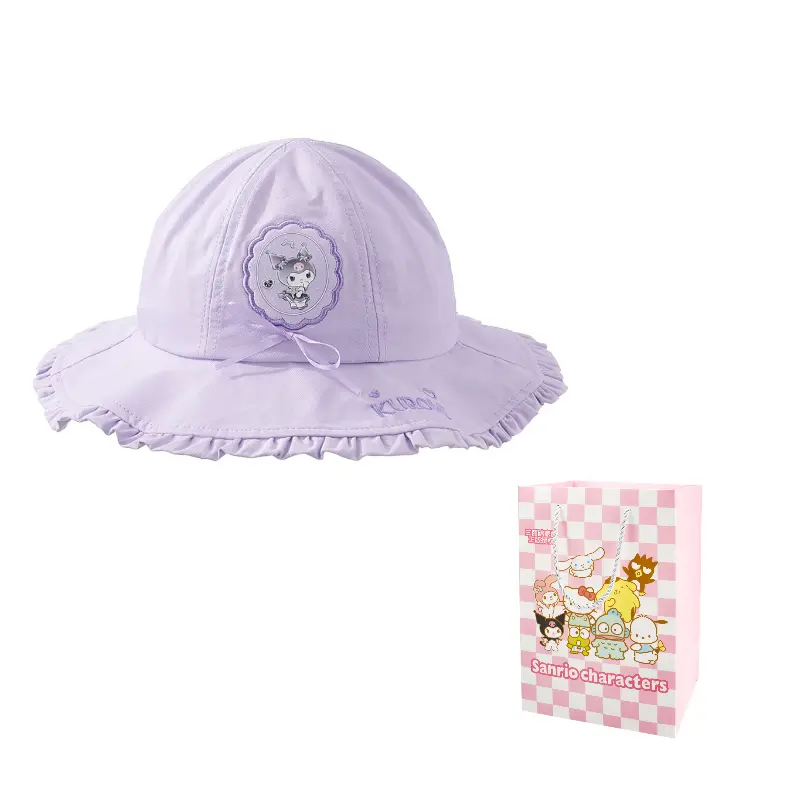 Sanrio Ковшовая шляпа из полиэстера для детей, Kuromi Fisherman Hat
Sanrio Ковшовая шляпа из полиэстера для детей, Kuromi Fisherman Hat