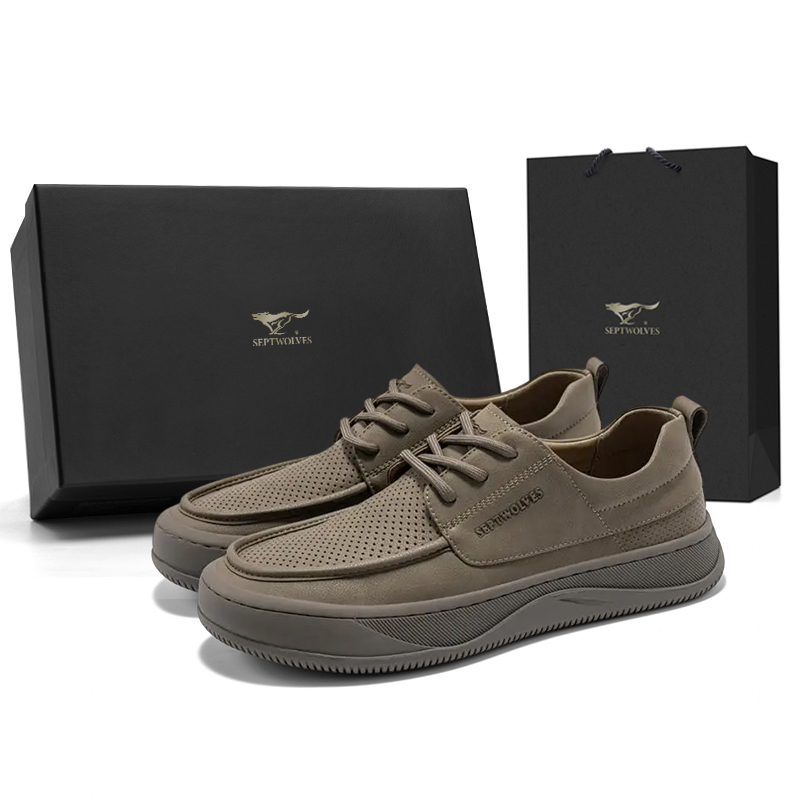 SEPTWOLVES Мужские повседневные туфли низкие желто-коричневые/хаки хаки дышащие перфорированные, цвет Khaki Breathable Perforated Style (Standard Leather Shoe Size)
SEPTWOLVES Мужские повседневные туфли низкие желто-коричневые/хаки хаки дышащие перфорированные, цвет Khaki Breathable Perforated Style (Standard Leather Shoe Size)