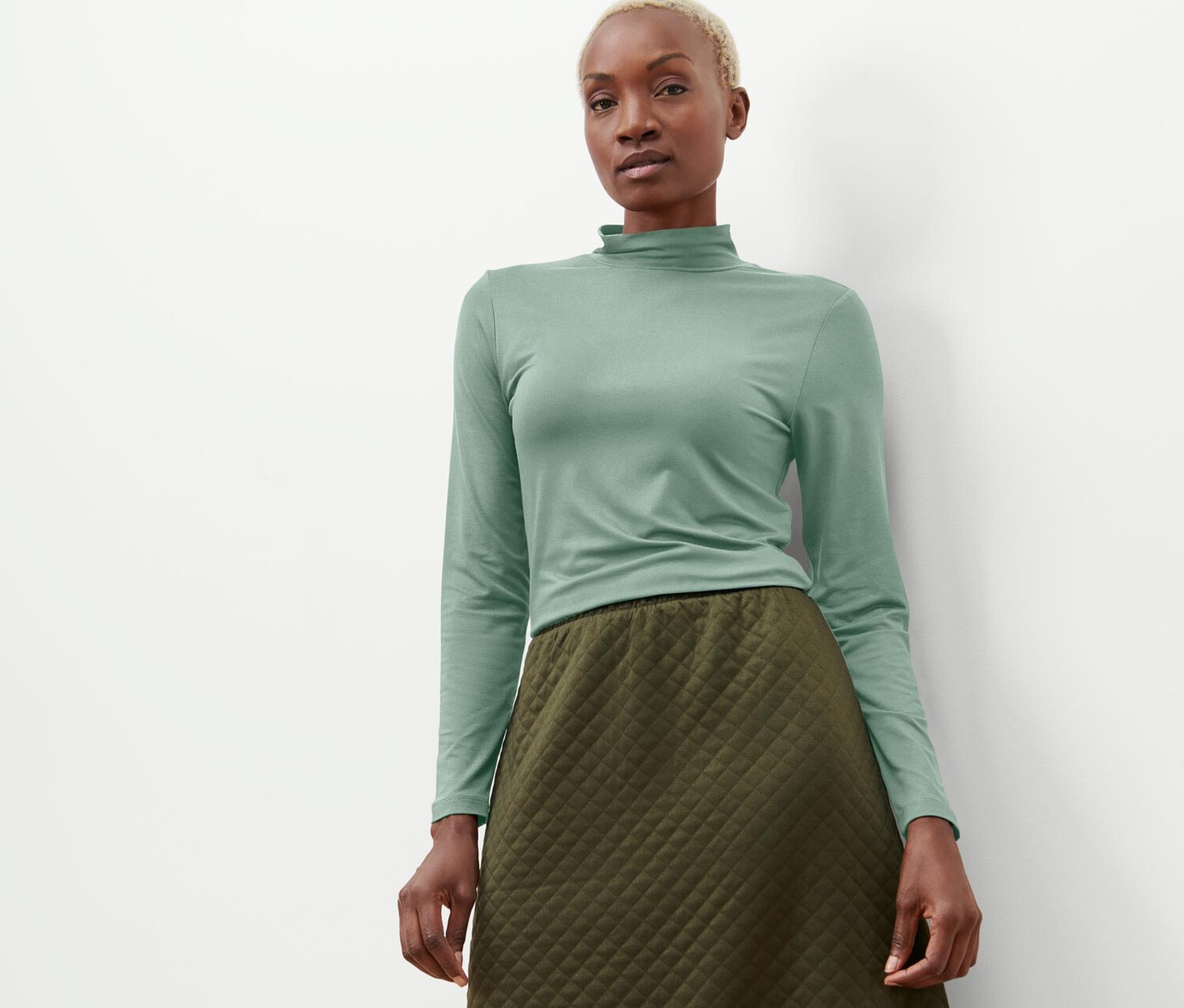 Рубашка с длинным рукавом Tchibo, зеленый шалфей
Рубашка с длинным рукавом Tchibo, зеленый шалфей