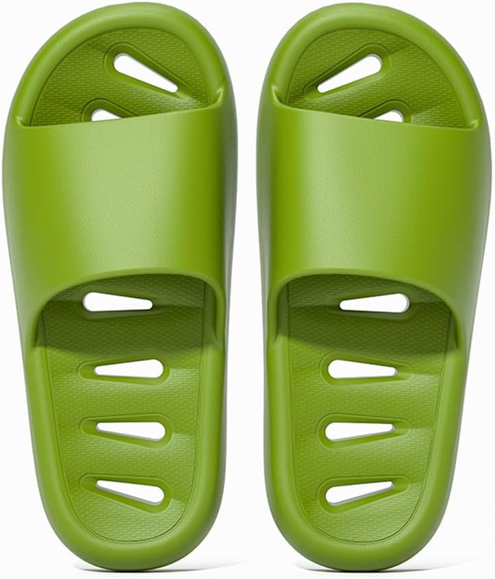 Шлепанцы BYDZKJ для душа с дренажными отверстиями, быстросохнущие, для ванной комнаты, для спортзала, с мягкой подошвой, открытый носок, домашние шлепанцы для мужчин и женщин, зеленый
Шлепанцы BYDZKJ для душа с дренажными отверстиями, быстросохнущие, для ванной комнаты, для спортзала, с мягкой подошвой, открытый носок, домашние шлепанцы для мужчин и женщин, зеленый