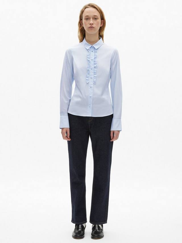 Рубашка с оборками спереди THE KOOPLES, светло-синий
Рубашка с оборками спереди THE KOOPLES, светло-синий