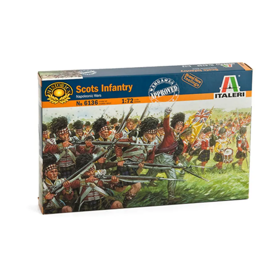 Шотландская пехота, Historics - Napoleonic Wars 1815 (1:72) (Italeri)
Шотландская пехота, Historics - Napoleonic Wars 1815 (1:72) (Italeri)