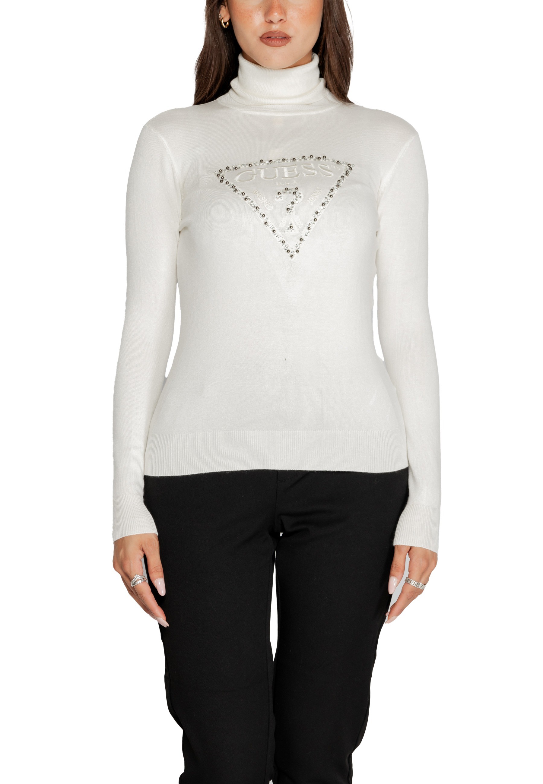 Водолазка Guess с логотипом, белый
Водолазка Guess с логотипом, белый