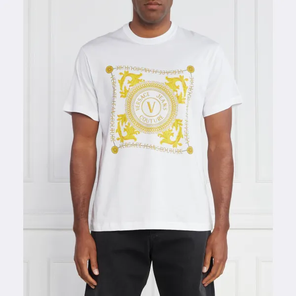 Футболка стандартного кроя Versace, белый
Футболка стандартного кроя Versace, белый