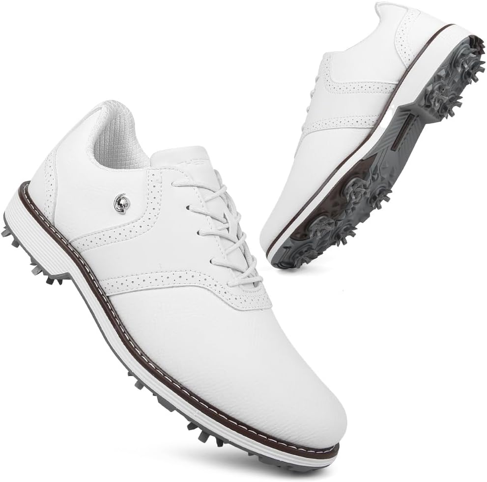 Мужские профессиональные гольф-туфли THESTRON с 9 шипами, водонепроницаемые, для тренировок гольф, кроссовки для игры на газоне, мужская обувь для гольфа, комфортная обувь для гольфа, белый
Мужские профессиональные гольф-туфли THESTRON с 9 шипами, водонепроницаемые, для тренировок гольф, кроссовки для игры на газоне, мужская обувь для гольфа, комфортная обувь для гольфа, белый