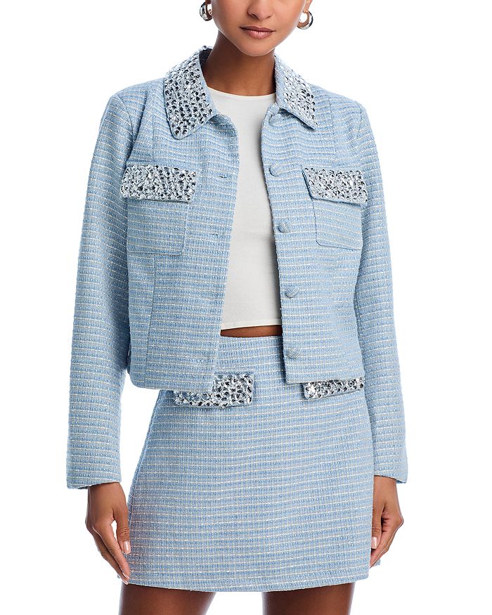 Твидовый жакет на пяти пуговицах - эксклюзив AQUA, синий
Твидовый жакет на пяти пуговицах - эксклюзив AQUA, синий