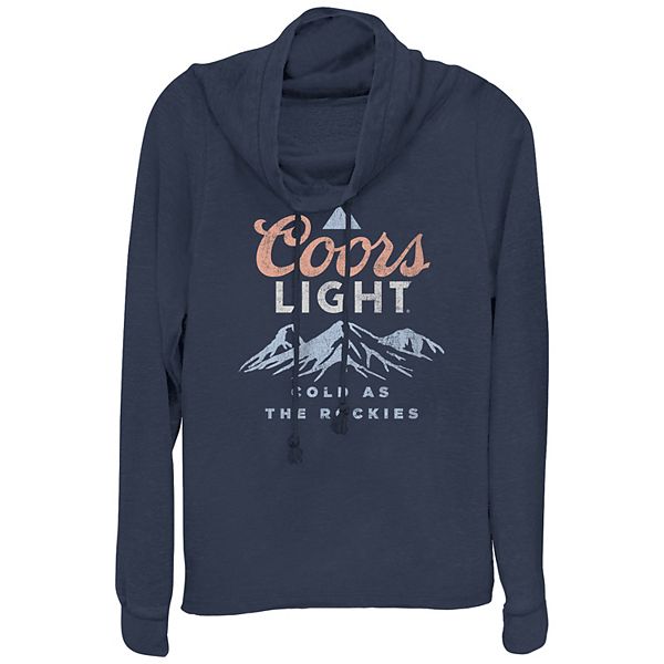 Женская толстовка Coors Light Cold as the Rockies с капюшоном и принтом Licensed Character
Женская толстовка Coors Light Cold as the Rockies с капюшоном и принтом Licensed Character