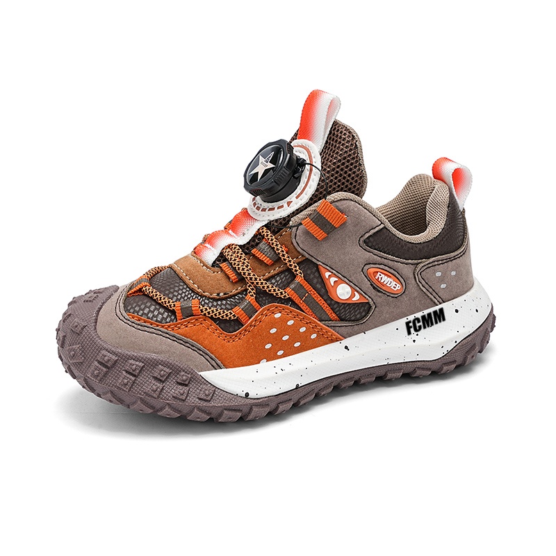 Нескользящие и дышащие низкие повседневные кроссовки для детей FCMM, коричневый
Нескользящие и дышащие низкие повседневные кроссовки для детей FCMM, коричневый