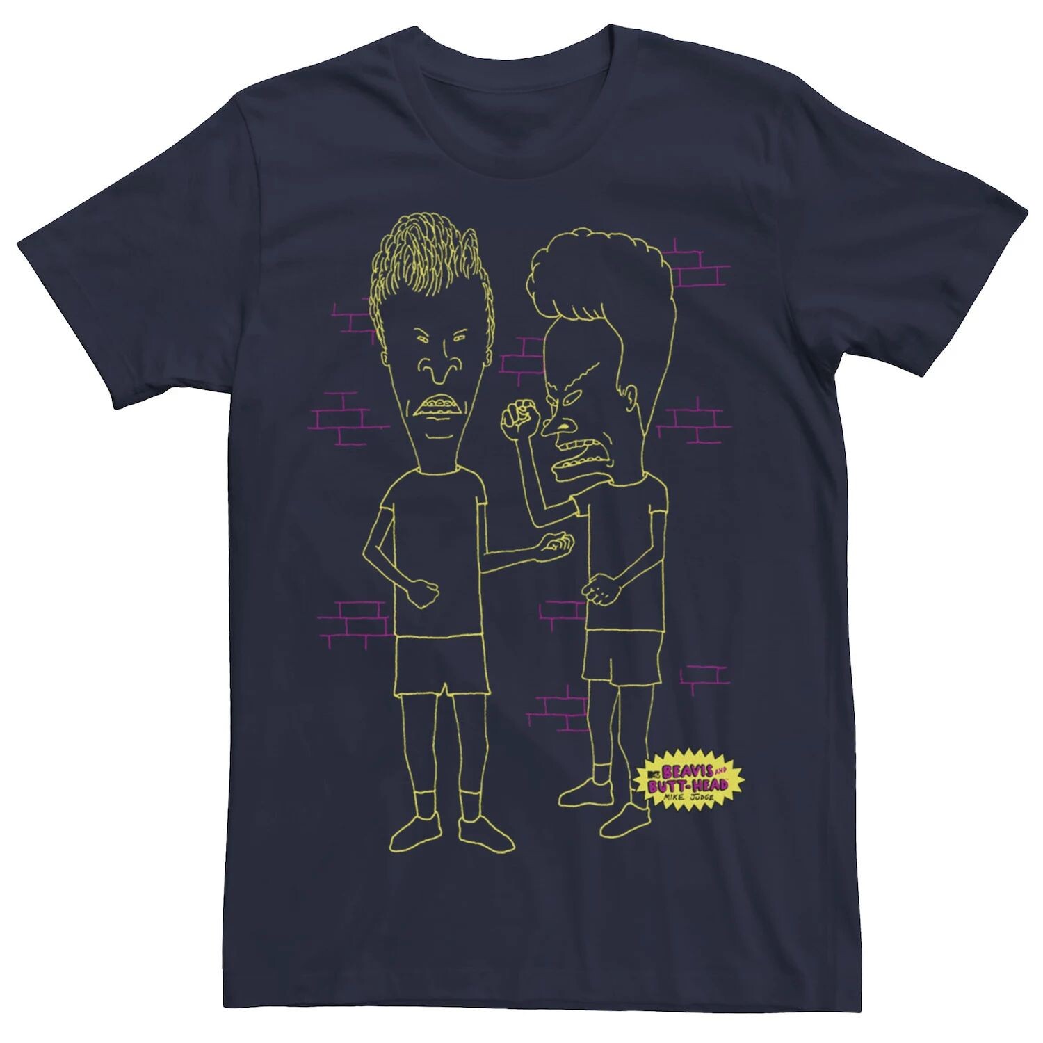 Мужская футболка с неоновым контуром Beavis & Butthead, Синяя Licensed Character, синий
Мужская футболка с неоновым контуром Beavis & Butthead, Синяя Licensed Character, синий
