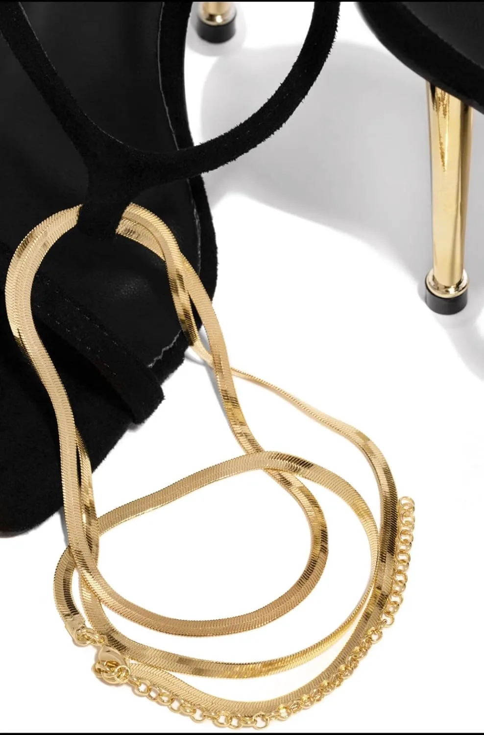 Женские высокие остроносые сандалии на шпильке с открытым носком, комфортные с ремешком на пятке и цепочкой на щиколотке, каблук 3,14 дюйма, туфли для платья, вечеринки, выпускного и свадьбы (Цвет: черный, Размер: 8,5 US) No Brand, золотой
Женские высокие остроносые сандалии на шпильке с открытым носком, комфортные с ремешком на пятке и цепочкой на щиколотке, каблук 3,14 дюйма, туфли для платья, вечеринки, выпускного и свадьбы (Цвет: черный, Размер: 8,5 US) No Brand, золотой