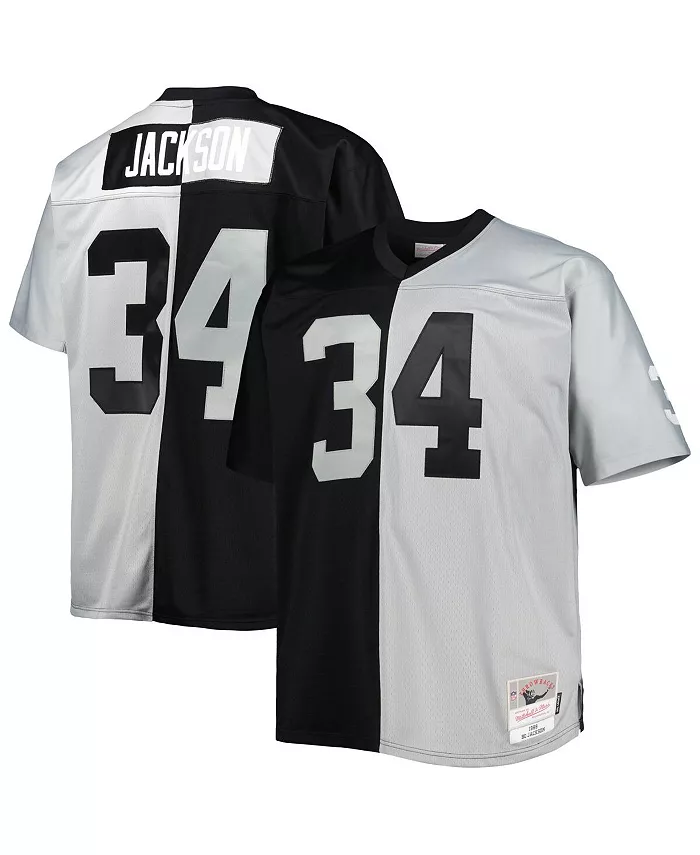 Мужская футболка Bo Jackson Black, Silver Las Vegas Raiders Big and Tall Split Legacy Retired Player Replica Jersey Mitchell & Ness
Мужская футболка Bo Jackson Black, Silver Las Vegas Raiders Big and Tall Split Legacy Retired Player Replica Jersey Mitchell & Ness