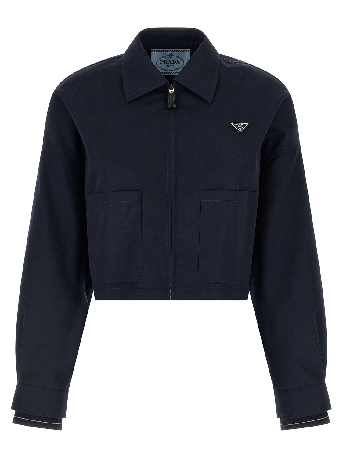 Кроп-блузон Prada, синий
Кроп-блузон Prada, синий