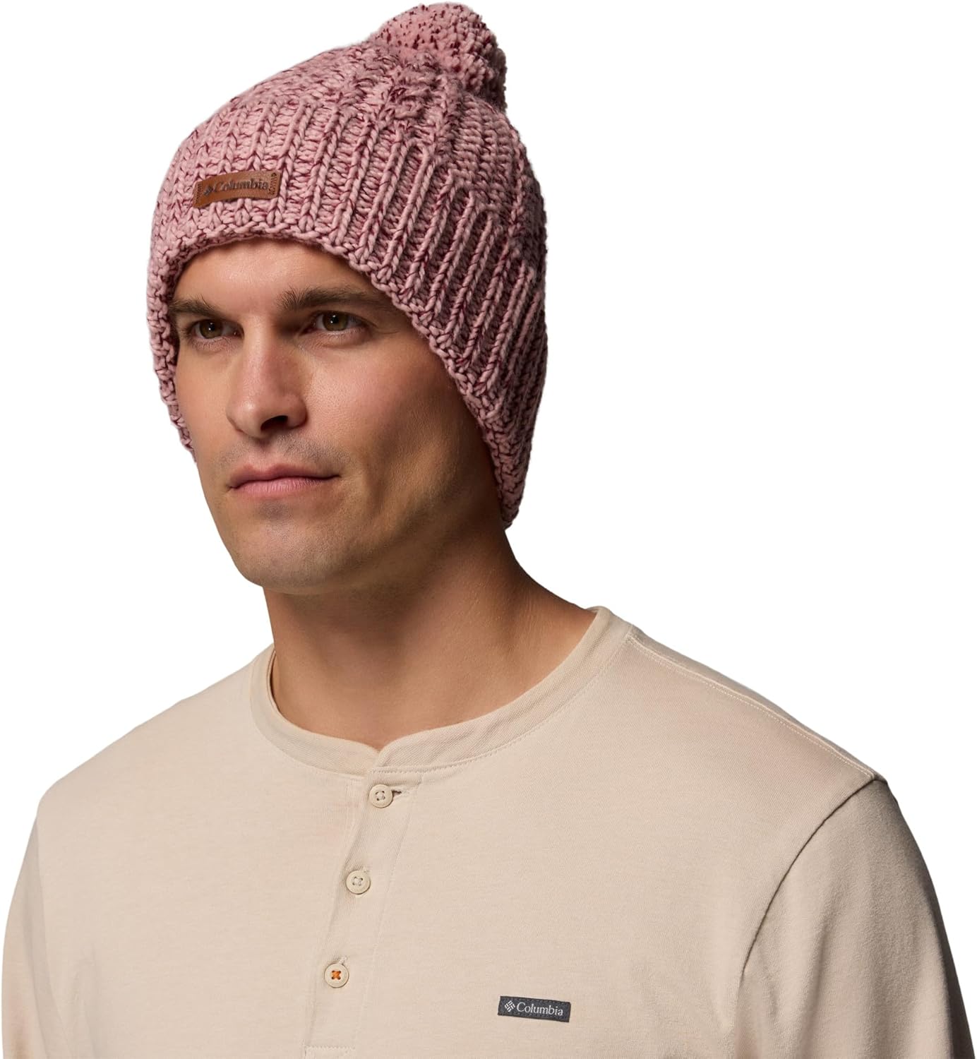 Columbia Unisex-Adult Cozy Ridge Beanie, Eraser Pink/Rich Wine Marled
Columbia Unisex-Adult Cozy Ridge Beanie, Eraser Pink/Rich Wine Marled